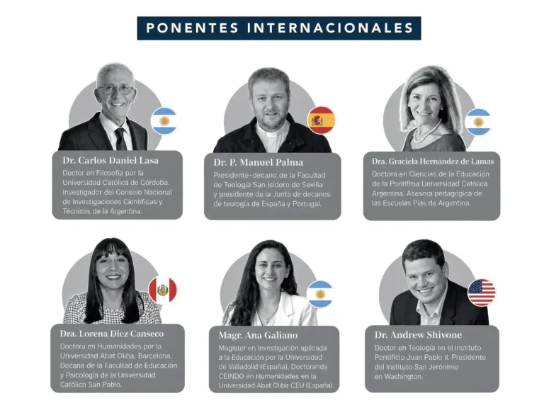 Ponentes internacionales del Congreso de Educación